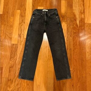 Cropped Wilfred Straight Black Jeans